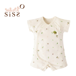 【SISSO有機棉】森林寶貝甜可愛短袖兔裝 3M 6M 12M