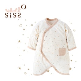 【SISSO有機棉】小幸運星星有機棉蝴蝶裝 3M 6M