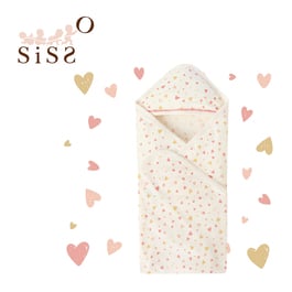 【SISSO有機棉】愛心朵朵天絲棉多用途包巾