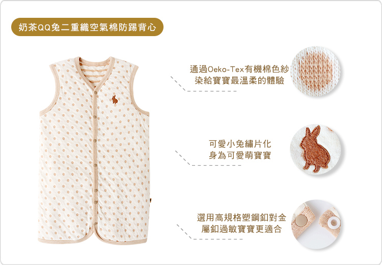 有機棉,台灣製,二重織,寶寶,彌月禮盒,滿月禮,新生禮,奶茶QQ兔