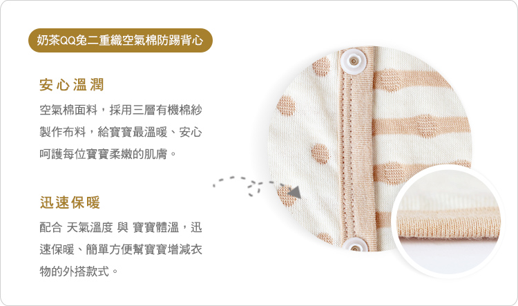 有機棉,寶寶,嬰兒,新生兒,睡覺必備,睡袍,防踢背心,台灣製