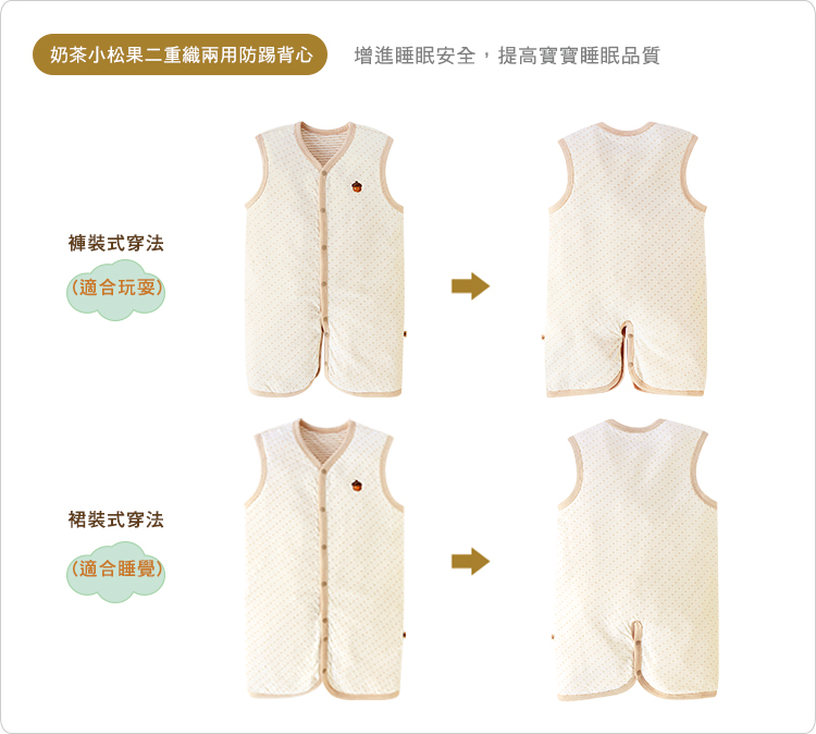 sisso,防踢背心,奶茶小松果,寶寶,嬰兒,彌月禮物 sisso,防踢背心,奶茶小松果,寶寶,嬰兒,彌月禮物